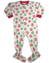 Sara's Prints Toddler Girls Long Sleeve Footed Zip Up Sleep Pajama Coverall, 35268