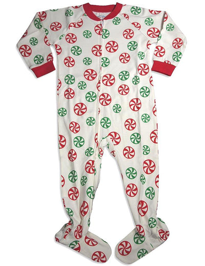 Sara's Prints - Little Girls Long Sleeve Footed Coverall