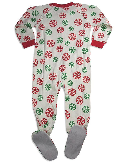 Sara's Prints Toddler Girls Long Sleeve Footed Zip Up Sleep Pajama Coverall, 35268