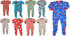 Sara's Prints Baby Infant Toddler Boys One Piece Footed Coverall Sleep Pajama, 29791