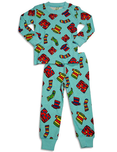 Planet Color - Baby Boys Long Sleeve Long John Pajamas