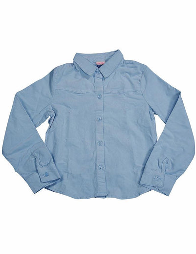 Ave.blu - Little Girls' Long Sleeved Button Down Corduroy Top