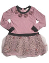 Baby Sara Toddler & Girls Long Sleeve Dresses - Assorted Fabrics Styles Colors, 30140