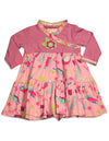 Baby Lulu - Little Girls Long Sleeve Rosa Birdie Dress