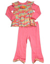 Baby Lulu - Baby Girls Long Sleeve Jill Mushroom Pant Set