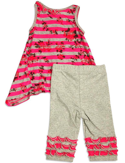 Baby Sara Infant Baby Girl Sleeveless Pant Sets - Asst Fabrics Styles Colors, 30673