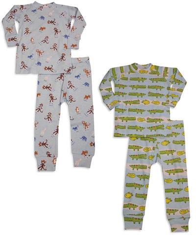 Sweet Potato Baby Infant Boys Long Sleeve Cotton Pajama Sets, 30931