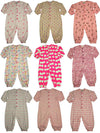 New Potato Baby Infant Girls Long Sleeve Cotton Coverall - 9 Fun Prints Availabl, 30944