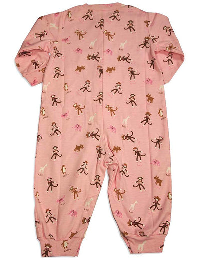 New Potato Baby Infant Girls Long Sleeve Cotton Coverall - 9 Fun Prints Availabl, 30944