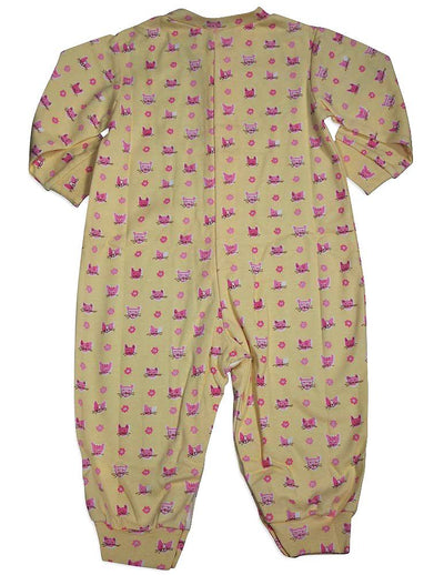 New Potato Baby Infant Girls Long Sleeve Cotton Coverall - 9 Fun Prints Availabl, 30944