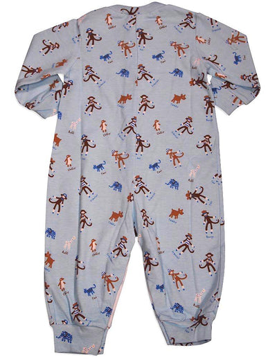 New Potato Baby Infant Boys Long Sleeve Cotton Coverall - 4 Fun Prints Available, 30959