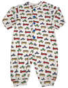 New Potato Baby Infant Boys Long Sleeve Cotton Coverall - 4 Fun Prints Available, 30959