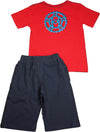 Mish Mish Boys Sizes 5-7 Cotton Short Sleeve Tank Tee Shirts Short Sets