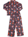 Bakugan Boys Long Sleeve Flame Resistant 2 Piece Sleepwear Lounge Pajama Set, 23805