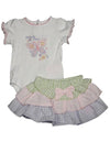 Baby Headquarters - Baby Girls Short Sleeve Skirt Set