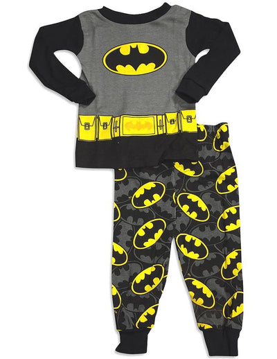 Baby Infant Boys Batman Long Sleeve Cotton 2 Piece Pajamas Set, 31432