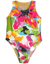 Flowers by Zoe - Girls' 1 Piece Tank Style Swimsuit - Choose from 5 Prints