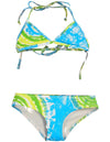 Flowers by Zoe Girls Two Piece Bikini Swimsuit Bathing Suit Swimwear Sizes 4 - 8, 31500