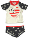 Osh Kosh B'gosh - Baby Girls 2 Piece Rashguard Swimsuit Set