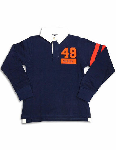 Chams - Little Boys Long Sleeve Rugby Top