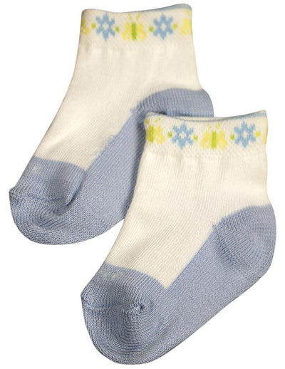 Tic Tac Toe - Little Girls' Striped Ankle Sock