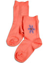 Tic Tac Toe Girls Ankle Socks