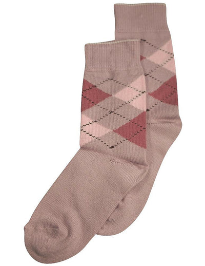 Tic Tac Toe - Big Girls' Argyle Sock