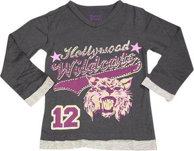 Wild Mango - Little Girls Long Sleeve Tee - 9 Color / Graphic Combomations