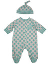 Offspring - Baby Girls Long Sleeve Coverall and Hat