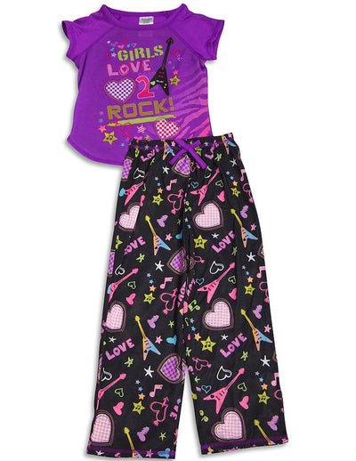 Komar Kids - Little Girls' Short Sleeve Frog Pajamas