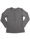 Smash For Boys Heathered Long Sleeve Fashion Henley T-Shirt Tee Shirt Top, 30909