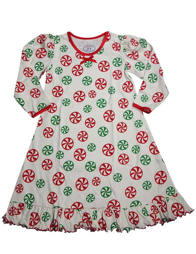 Sara's Prints Toddler Girls Long Sleeve Gown Holiday Ruffle Flame Resistant, 32719