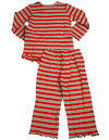 Sara's Prints Girls 2 Piece Long Sleeve Sleepwear Pajama Set - Flame Resistant, 20009