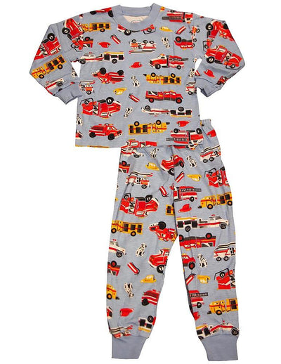 Sara's Prints Boys Girls Unisex Kids Long Sleeve 2 Piece Pajama Set, 32831