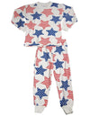 Sara's Prints Boys Girls Unisex Kids Long Sleeve 2 Piece Pajama Set, 32831