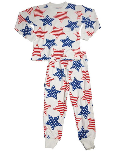 Sara's Prints - Little Boys Long Sleeve Pajamas