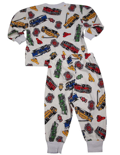 Sara's Prints Boys Girls Unisex Kids Long Sleeve 2 Piece Pajama Set, 32831