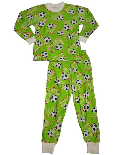 Sara's Prints Boys Girls Unisex Kids Long Sleeve 2 Piece Pajama Set, 32831