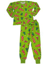 Sara's Prints Boys Girls Unisex Kids Long Sleeve 2 Piece Pajama Set, 37949