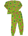 Sara's Prints Boys Girls Unisex Kids Long Sleeve 2 Piece Pajama Set, 37949