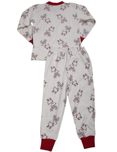 Sara's Prints Boys Girls Unisex Kids Long Sleeve 2 Piece Pajama Set, 32831