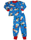 Sara's Prints Boys Girls Unisex Kids Long Sleeve 2 Piece Pajama Set, 32831