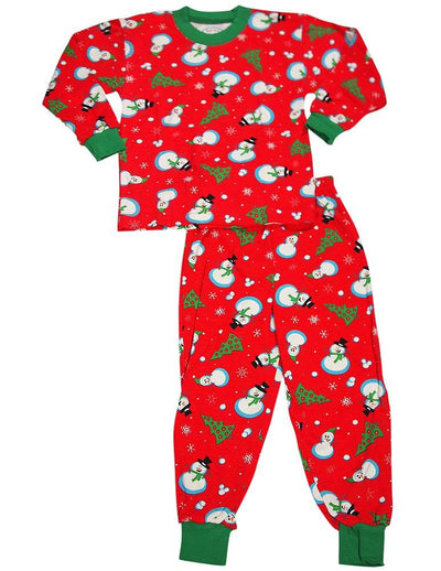 Sara's Prints Boys Girls Unisex Kids Long Sleeve 2 Piece Pajama Set, 32831