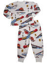 Sara's Prints Boys Girls Unisex Kids Long Sleeve 2 Piece Pajama Set, 32831