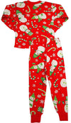 Sara's Prints Boys Girls Unisex Kids Long Sleeve 2 Piece Pajama Set, 32831