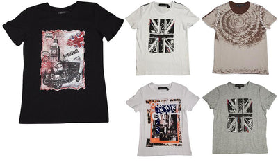 Smash Boys Sizes 4 - 12 Short Sleeve Shirt Top British Invasion Tee, 32944