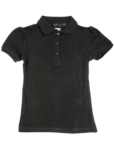 French Toast Girls' Short Sleeve Stretch Pique Polo