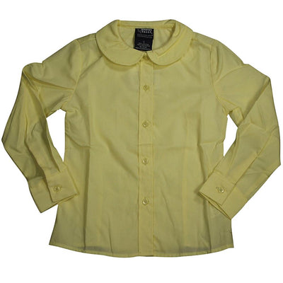 French Toast Girls' Long Sleeve Peter Pan Blouse