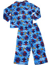 Spiderman Toddler Boys Long Sleeve Button Front Sleepwear Pajama Set, 36257