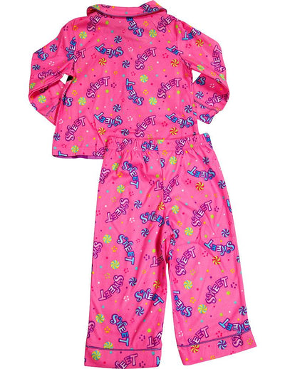 Dora the Explorer Toddler Girls 2 Piece Long Sleeve Fleece PJ Pajama Set, 38248